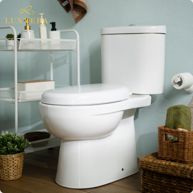 (Khusus Area Jadetabek) Closet Duduk Lois Ls - 888 | Two Piece Toilet Closet Duduk / Kloset Duduk Toilet Duduk dengan Flush System American Standar - Tahan Lama dan Efisien untuk Kebutuhan Rumah Tangga - Gambar 2