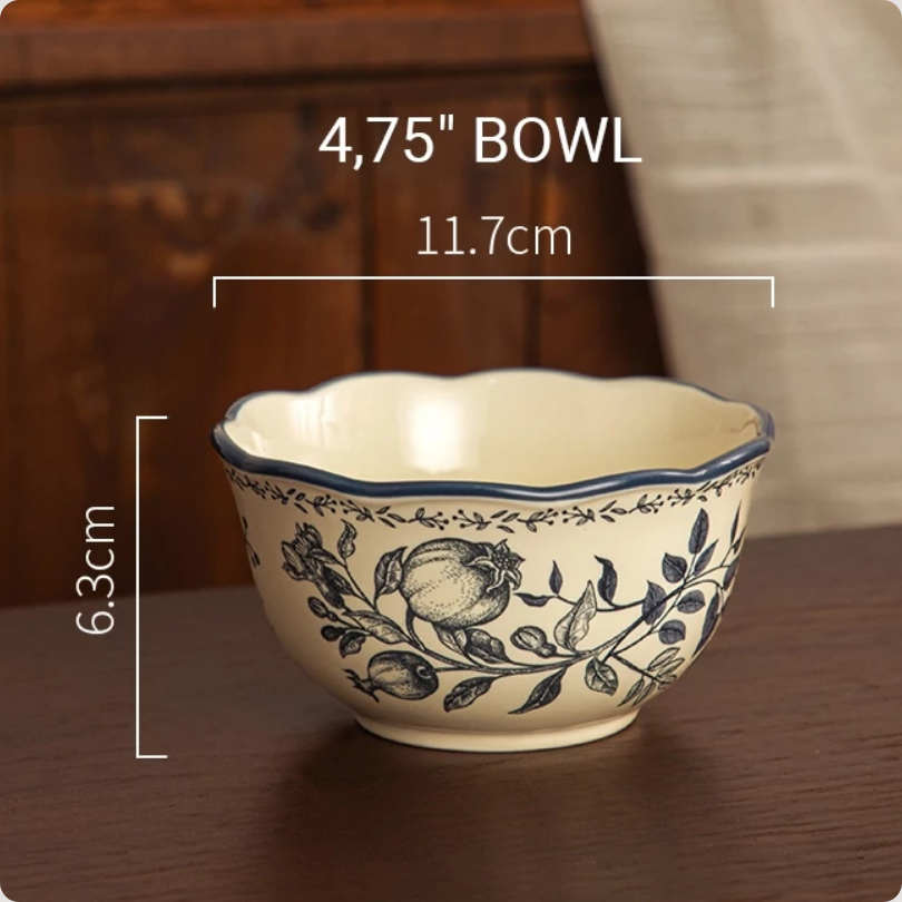 Luxora Mangkok Nasi Keramik 4.75 Inch Vienna - Rice Soup Bowl, Mangkuk Kuah & Sup Premium, Cocok Peralatan Makan Elegan, Cafe & Resto, Hampers & Kado Cantik - Gambar 3