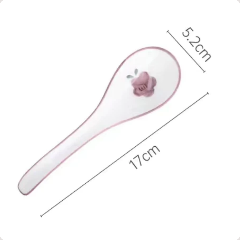 Luxora Sendok Bebek Keramik Tiana - Ceramic Chinese Soup Spoon Putih Polos untuk Sendok Bubur, Sup, Sendok Makan, Alat Makan, Souvenir Pernikahan yang Elegan dan Aman - Gambar 2