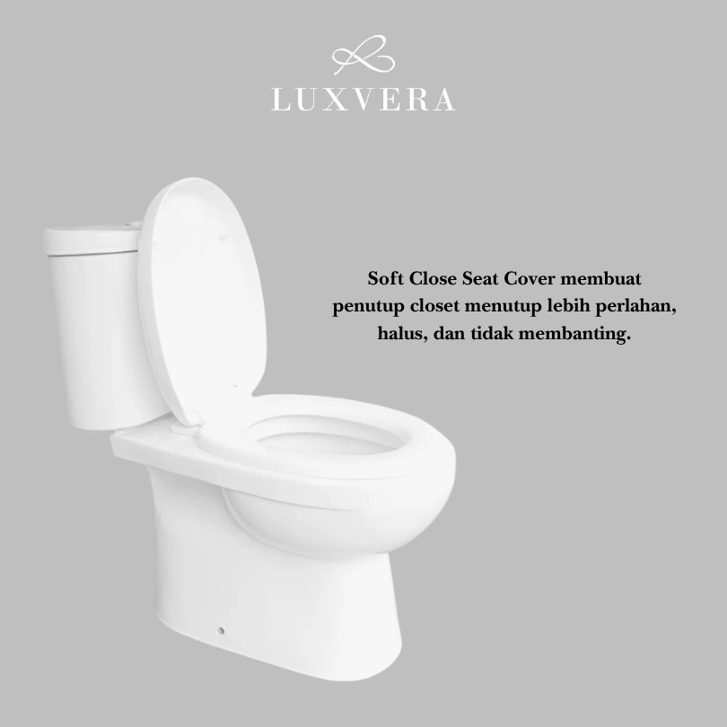 (Area Jadetabek) CLOSET OXCO 108 - 1081 Two Piece Toilet Closet Duduk / Kloset Duduk Toilet Duduk dengan Flush System American Standar - Desain Modern dan Higienis untuk Kamar Mandi - Gambar 6