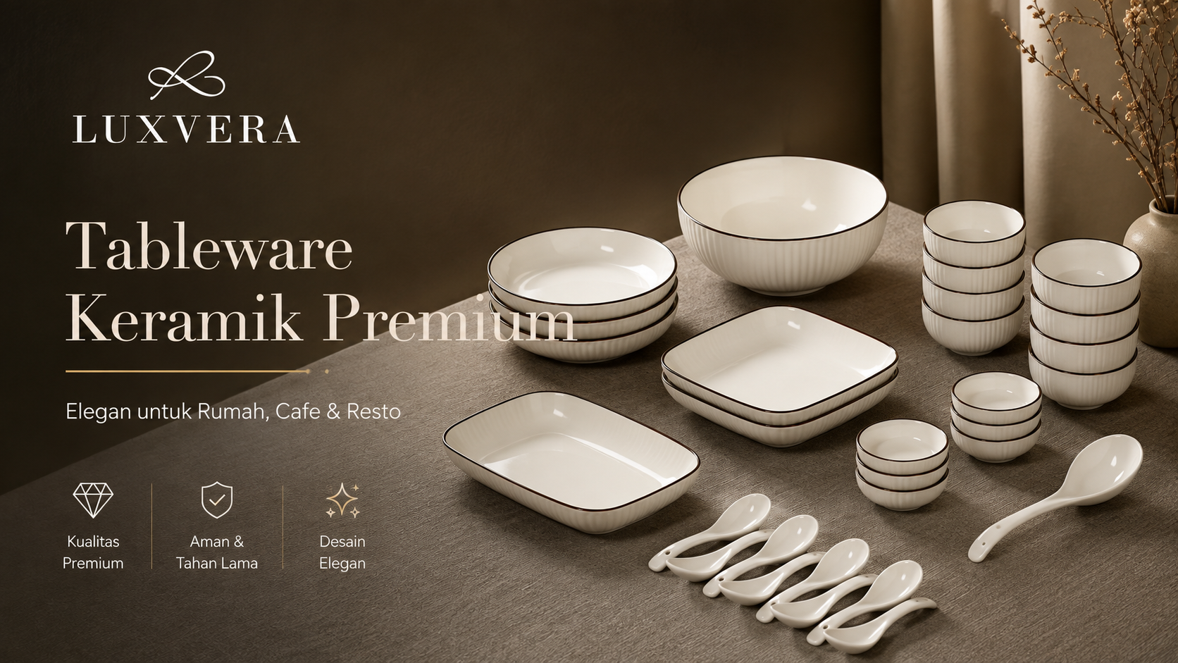 Cara Memilih Piring Keramik untuk Cafe dan Rumah Modern