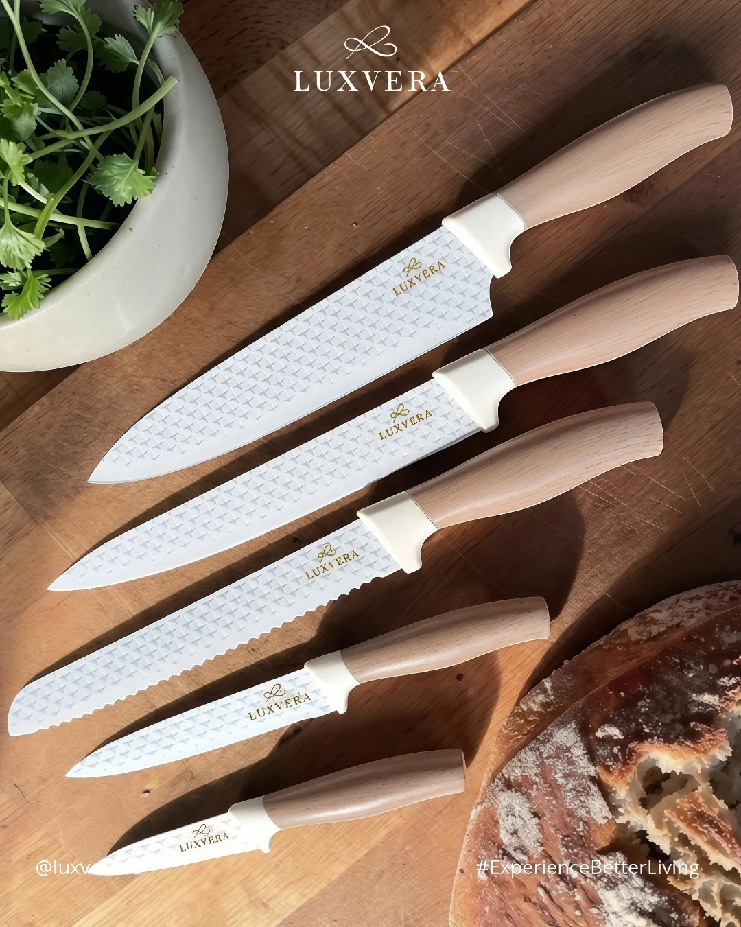 Luxvera kitchen knife set
